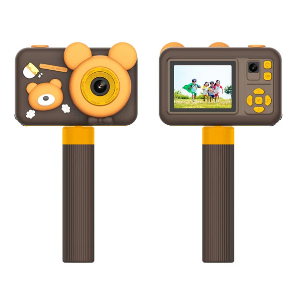 PORODO KIDS DIGITAL CAMERA WITH TRIPOD STAND 26MP 1080P 400MAH كامرة اطفال - الصورة 3