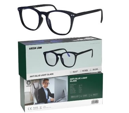 نظارةحماية من الأشعة فوق البنفسجية 400، مضاد لإجهاد العين الرقمي، GREEN LION ANTI GLARE GLASS