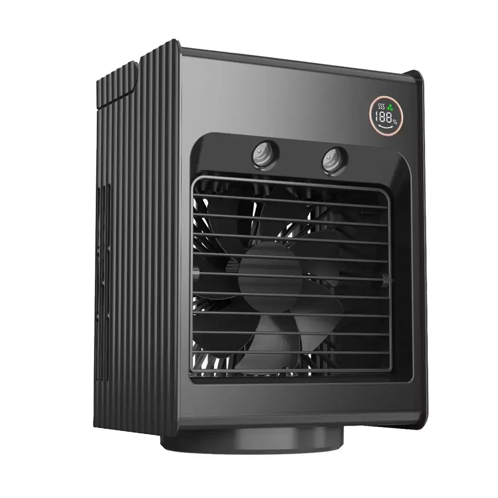 مروحة تبريد محمولة مع إضاءة ليليةمن بورودو-Porodo Lifestyle Portable Cooling Fan