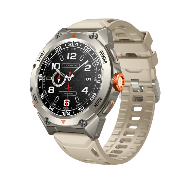 Master Watch G1 Smart Watch Titanium - ساعة ذكية من ماستر لون تيتانيوم